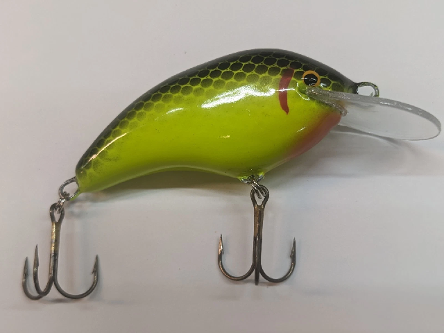 Gulp Lure JR Fat - Chartreuse/Black Shad