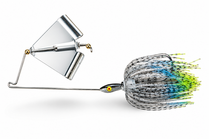 Carolina Ambush Baits Custom 3/8 oz Topwater Bass Fishing Buzzbait – Hand-Poured Head & 3/0 Heavy-Duty Hook