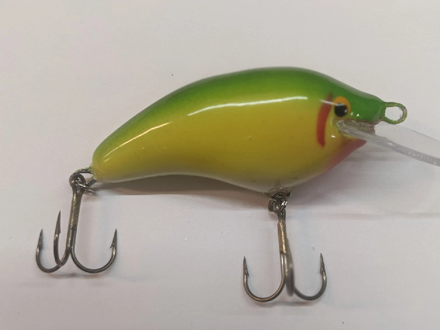 Gulp Lure JR Fat - Green/Yellow Shad