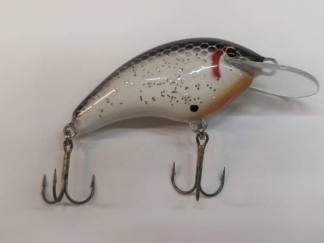 Gulp Lure JR Fat - Black White Sparkle